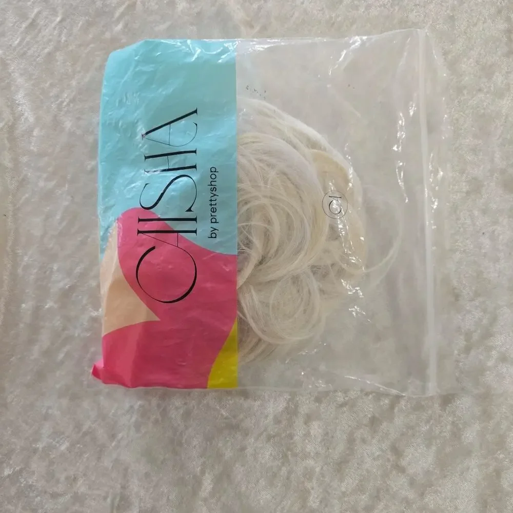 Blonde Ponytail hair extension for thin hair to give more volume!